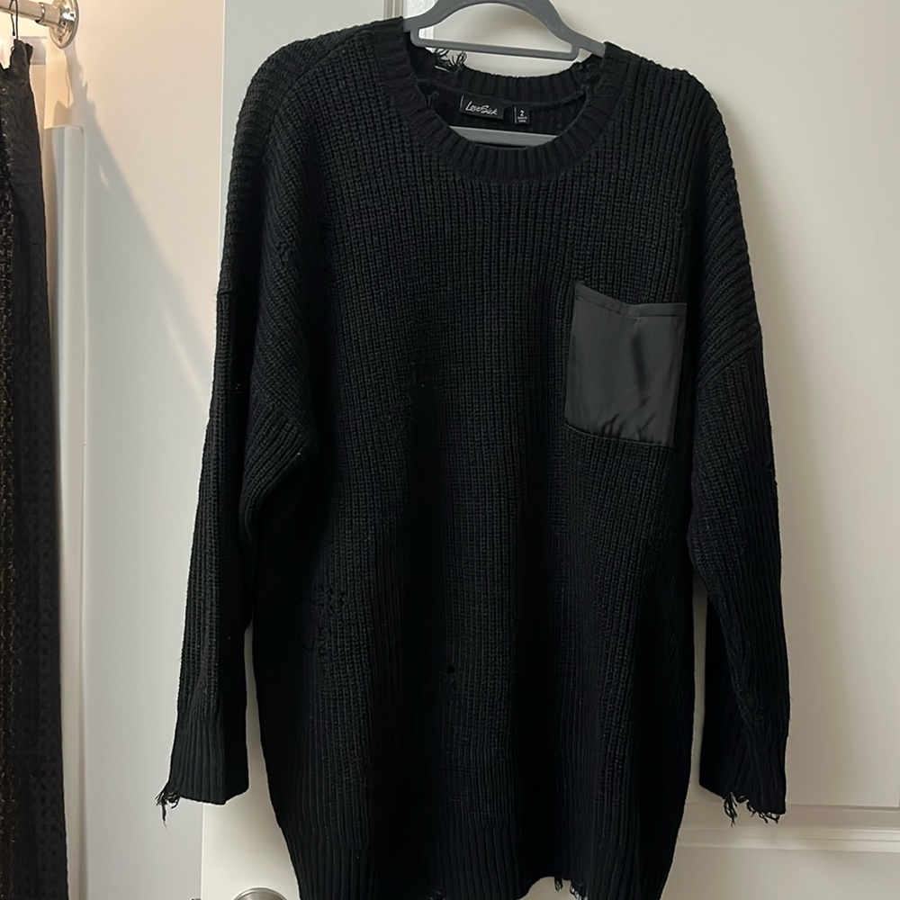 Lovesick by Torrid distressed sweater
